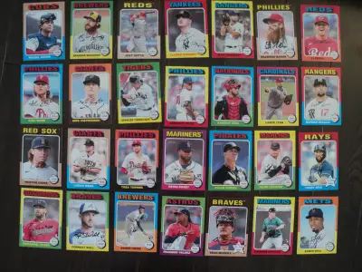 Baseball Cards - 2024 Topps Heritage Lot of 28 Great nostalgia blast honouring one of the best years...