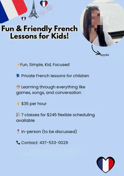 French tutor. From france  , View more
