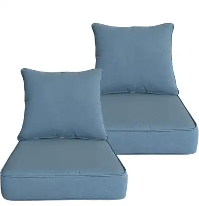 Goodgoods 22x24 inch Outdoor/Indoor Deep Seat Patio Cushions-2, View more