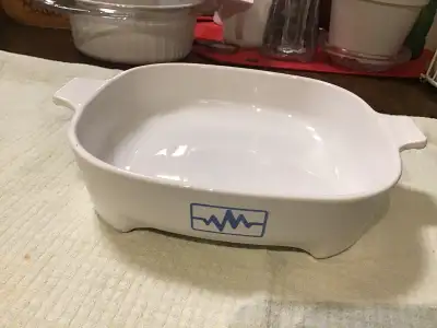 A rare vintage Pulse microwave brown n sear dish, View more