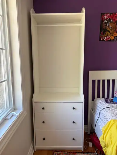 ikea Hauga cabinet with hanger bar, View more