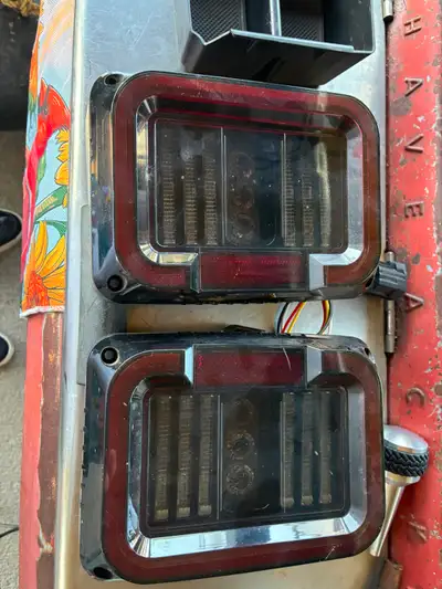 LED Taillights - $70 - couple of scratches on lenses, purchased Aug 2023 sold Jeep Oct 2023 - good t...