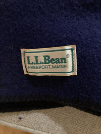 Vintage LL Bean Wool Blanket