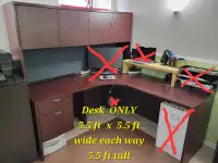 Office Desk & Cabinet
