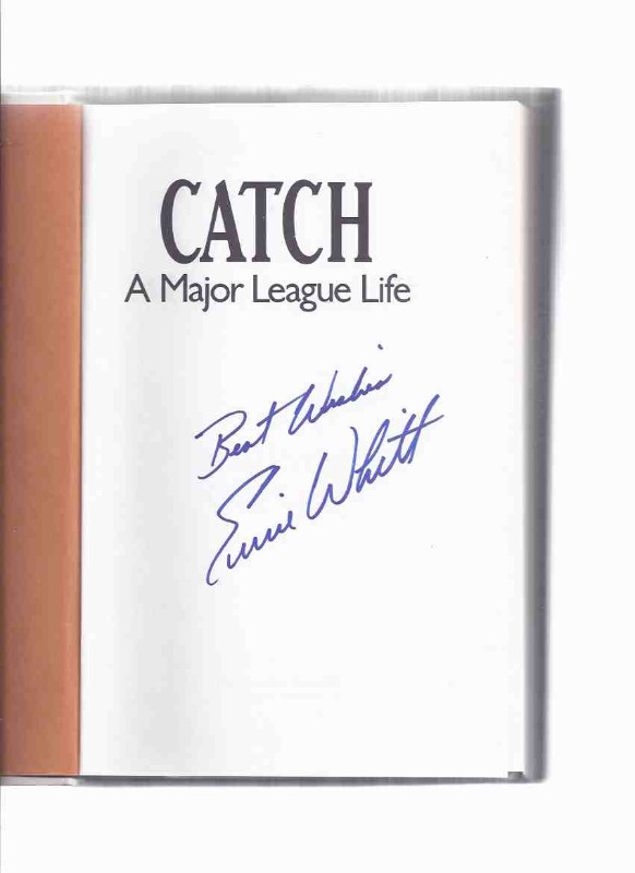 Autobiography Ernie Whitt Signed Toronto Blue Jays Baseball in Non-fiction in Oakville / Halton Region - Image 2