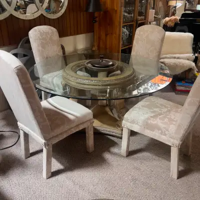 Dining Table with 4 chairs, View more