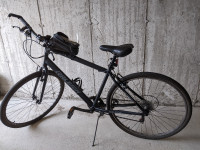 Hybrid Bike, 700C, Black