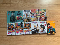 Manga Naruto, One Piece, Bleach, Spy x Family, Dragon Ball