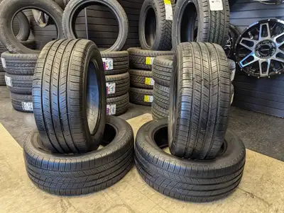 Sale Used set of all season Michelin tires 225/55 R17 MICHELIN DEFENDER DOT 4218 treadlife is about...