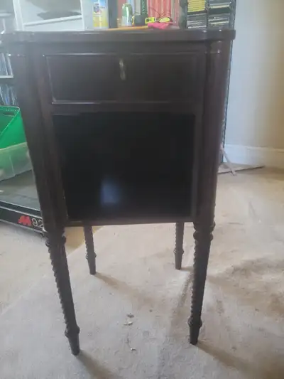 Wood side table/ end table. I deliver!, View more