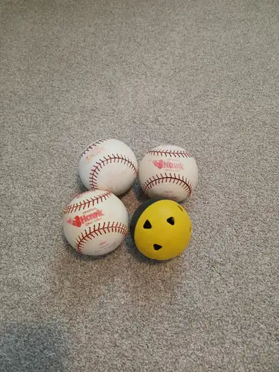 Softballs.  4 for $10, View more