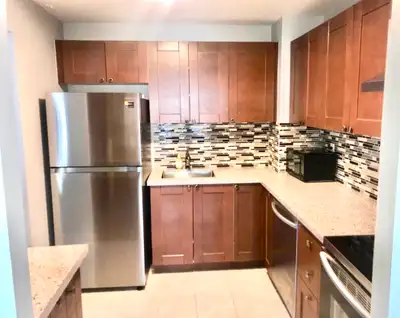 SPACIOUS & Renovated 1000 sq ft 2 BED + 1 condo