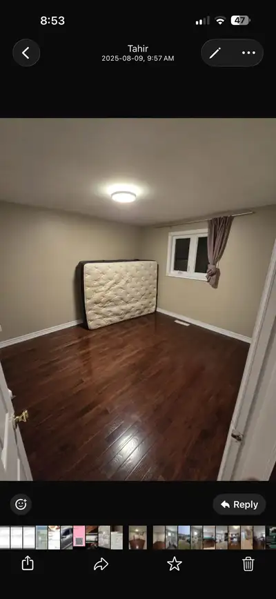 Room available for single male/female . Washroom shared Heart of mississauga