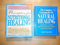 NUTRITIONAL HEALING & NATURAL HEALING BOOKS for sale