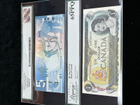 GEM New 65 Matching Low Serial # PAIR of Banknotes