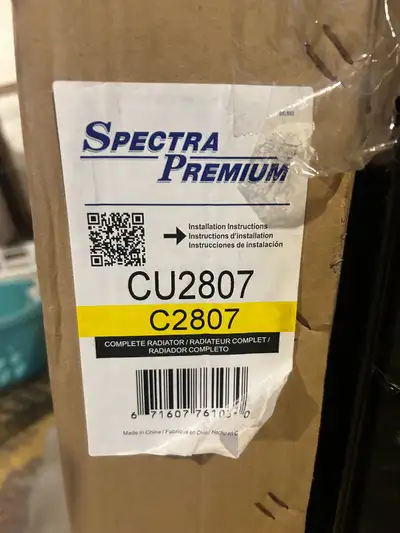 Was going to put the brand new rad into my 2005 Nissan Xterra but didn’t end up needing to.