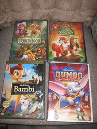 DISNEY~Bambi,Fox & the Hound Dumbo Robin Hood~ Sealed New