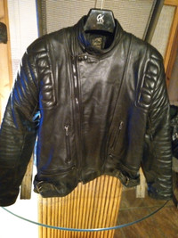 Manteau motard Allemand vintage 1980 taille 50 .