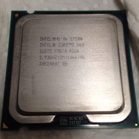 Intel Core 2 Duo E7500 2.93 Ghz processor