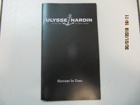 Classic Swiss Ulysse Nardin Boca Raton Product Manual Circa 2014