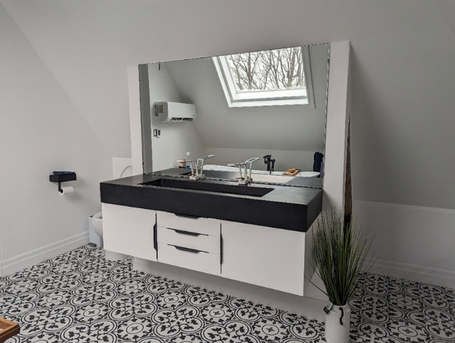 Wall Mounted Sink and Vanity combo in Cabinets & Countertops in Cambridge