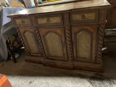 Beautiful Antique Wooden Cabinet, View more