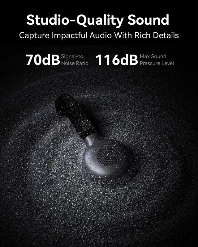 Hollyland Lark M2S Mini Combo Wireless Microphone in Pro Audio & Recording Equipment in Markham / York Region - Image 5