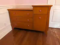 Solid Wood Dresser and Baby Change Table 