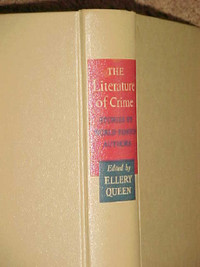 LITERATURE OF CRIME STORIES – EDITED BY ELLERY QUEEN