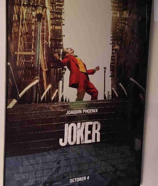 Joker Movie Poster Original Framed in CDs, DVDs & Blu-ray in Peterborough