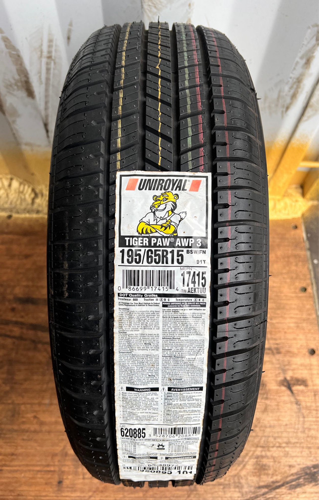  1 TIRE) 195/65R15 UniRoyal Tiger Paw AWP 3 in Other in Oakville / Halton Region - Image 4