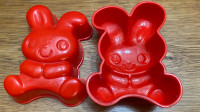 2 Adorable Bunny Moulds