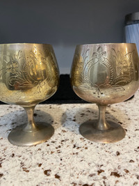 Vintage goblets 