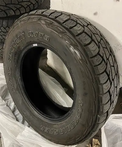 The size of the tires are 235/70R16 and comes in a set of 4. Text for quicker response. * 2x MotoMas...
