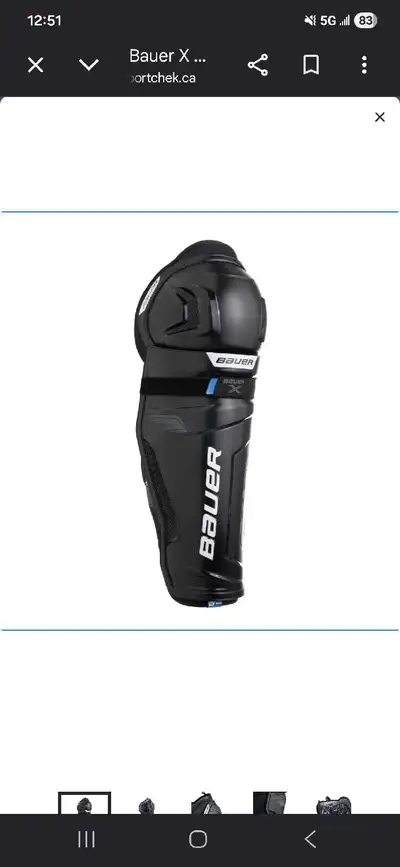 Bauer hockey shin pads, View more