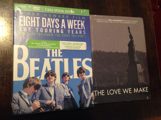 The Beatles Eight Days A Week Paul McCartney DVD new! in CDs, DVDs & Blu-ray in Calgary