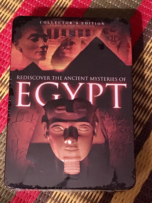 Ancient Mysteries of Egypt 5 DVD tin new and sealed in CDs, DVDs & Blu-ray in City of Toronto