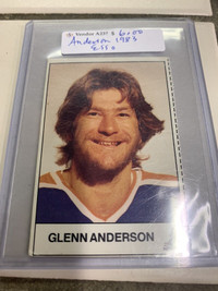 Glenn Anderson ESSO 1983 Hockey Card Showcase 320