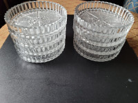 Vintage Glass Coasters (FOR EACH SET OF 4)