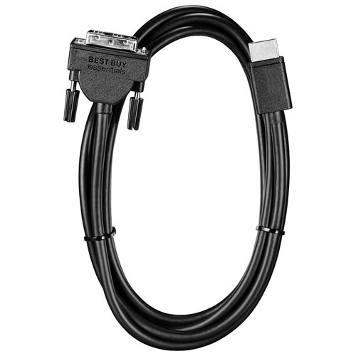 Best Buy Essentials 1.8m (6 ft.) HDMI to DVI Monitor Cable in Cables & Connectors in Burnaby/New Westminster - Image 3