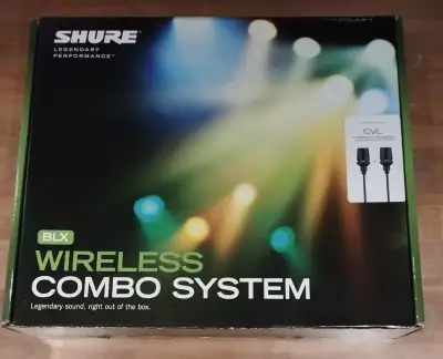 Shure BLX188/CVL Wireless System With Two CVL Microphones, View more