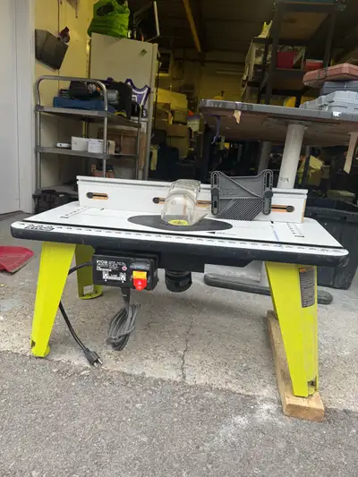 RYOBI Router Table + BOSCH Router, View more