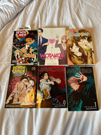 Various Manga Anime Books 