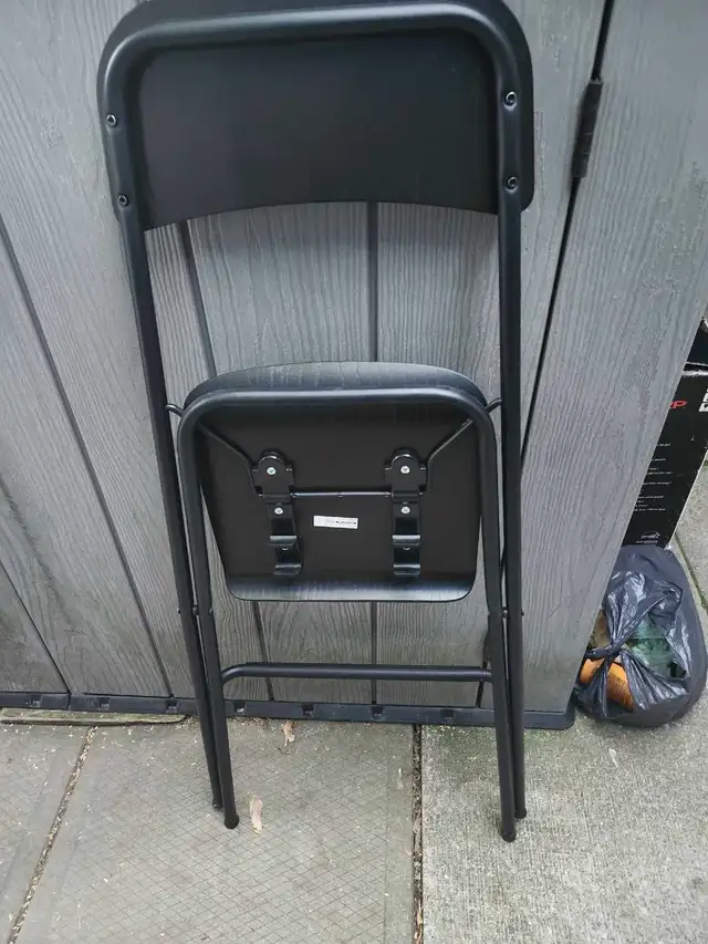 Black Folding Bar Stool in Chairs & Recliners in City of Toronto - Image 5