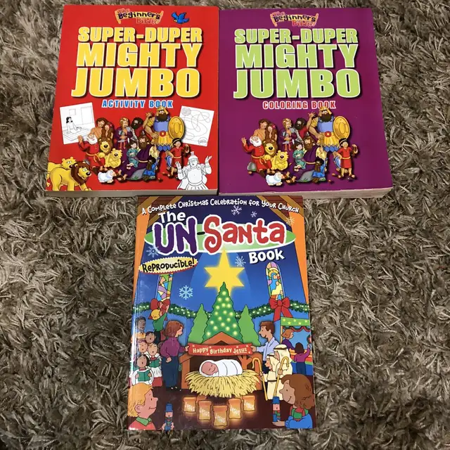 Set of 3 ~ Christian Activity Books