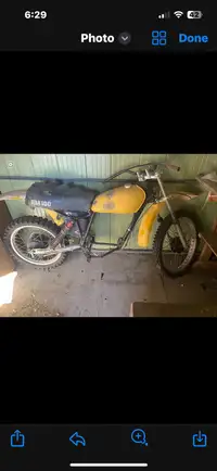 Suzuki R100 Motocross Project