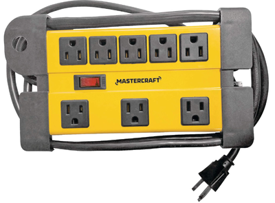 Mastercraft 8-Outlet Power Bar with 6-ft Cord, Circuit Breaker, View more