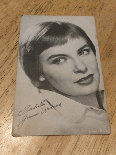 Lovely Joanne Woodward promotional postcard, circa 1950s-1960s, View more