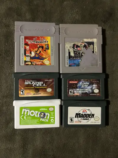 Gameboy & Gameboy Advance Games, View more