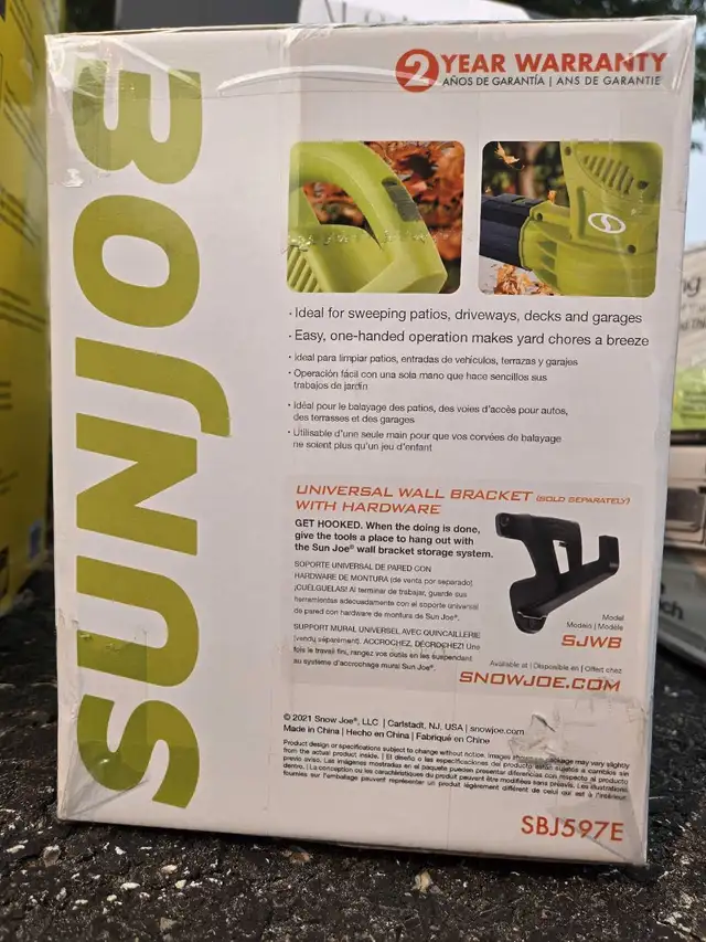 Sunjoe Compact Leaf Blower565173293396807681
